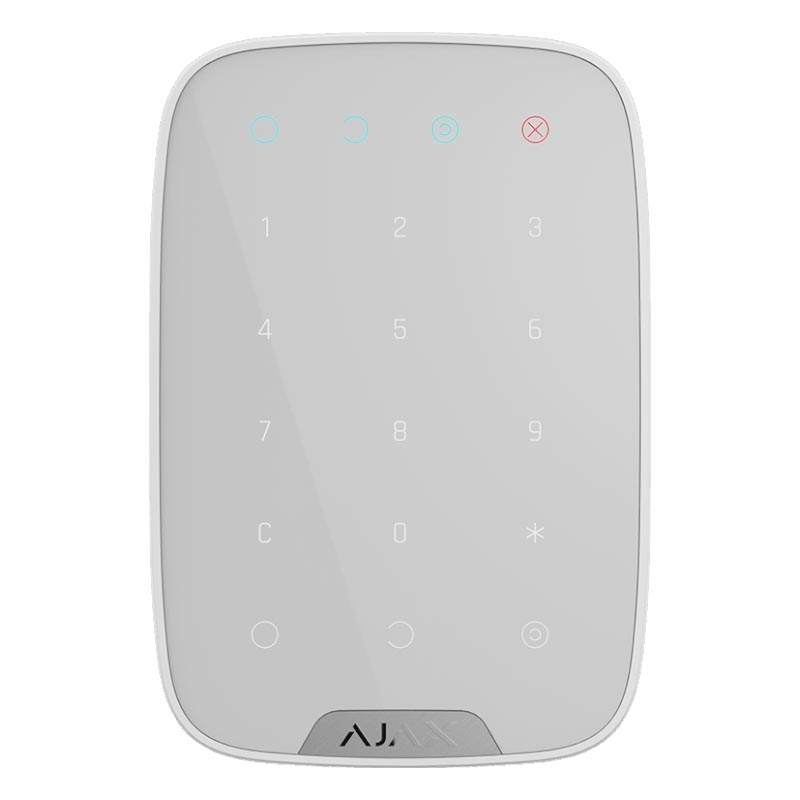 Беспроводная сенсорная клавиатура AJAX, белая
