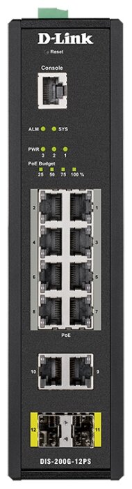 Коммутатор D-link DIS-200G-12PS, купить в Краснодаре
