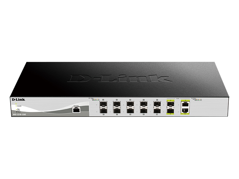 Коммутатор D-Link + настраиваемый DXS-1210-12SC/A2A 10SFP, купить в Краснодаре