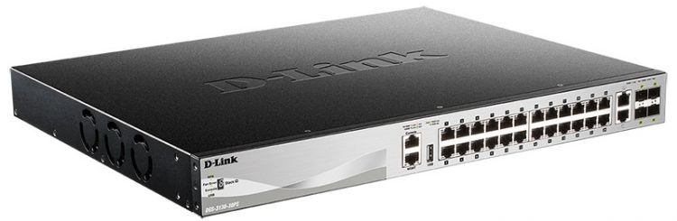 Коммутатор PoE D-link DGS-3130-30PS/A1A, купить в Краснодаре