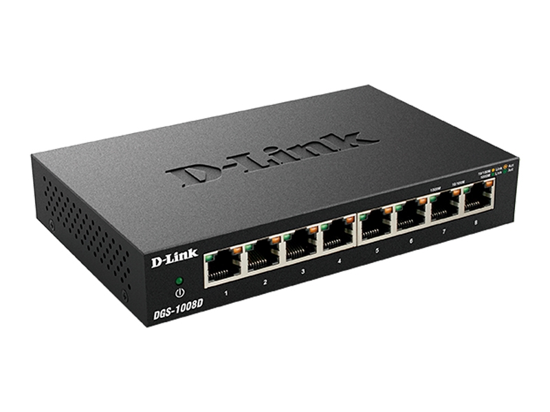 Коммутатор D-Link DGS-1008D/J3A 8G, купить в Краснодаре