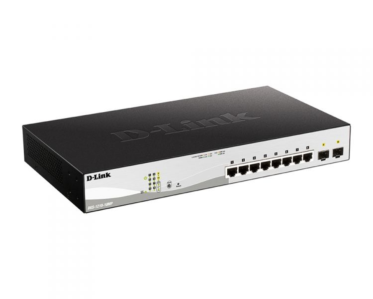 Коммутатор D-Link DGS-1210-10MP/F1A, купить в Краснодаре