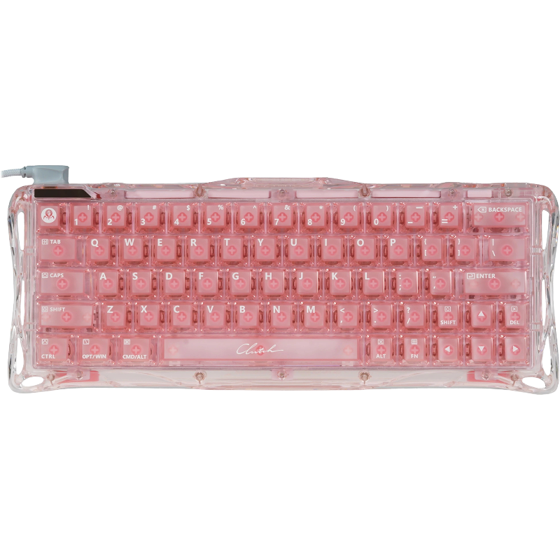 Игровая клавиатура Gravastar Mercury V60 Crystal Rose (6972448924481)