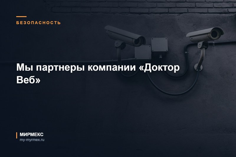 Мы партнеры компании «Доктор Веб»