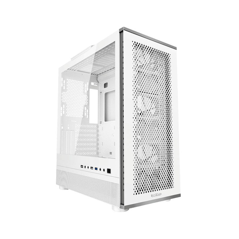 Корпус без блока питания PcCooler ME200 MESH WH