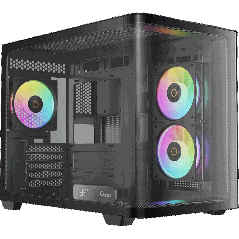 Корпус ПК без блока питания Ocypus Iota-C50-BKD300CD-GL