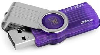 Флешка 32GB Kingston DataTraveler 101 G2 USB 2.0 Лиловый, купить в Краснодаре