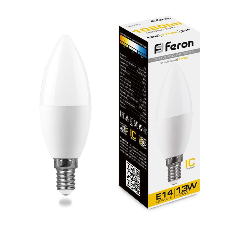 Лампа светодиодная FERON 38107