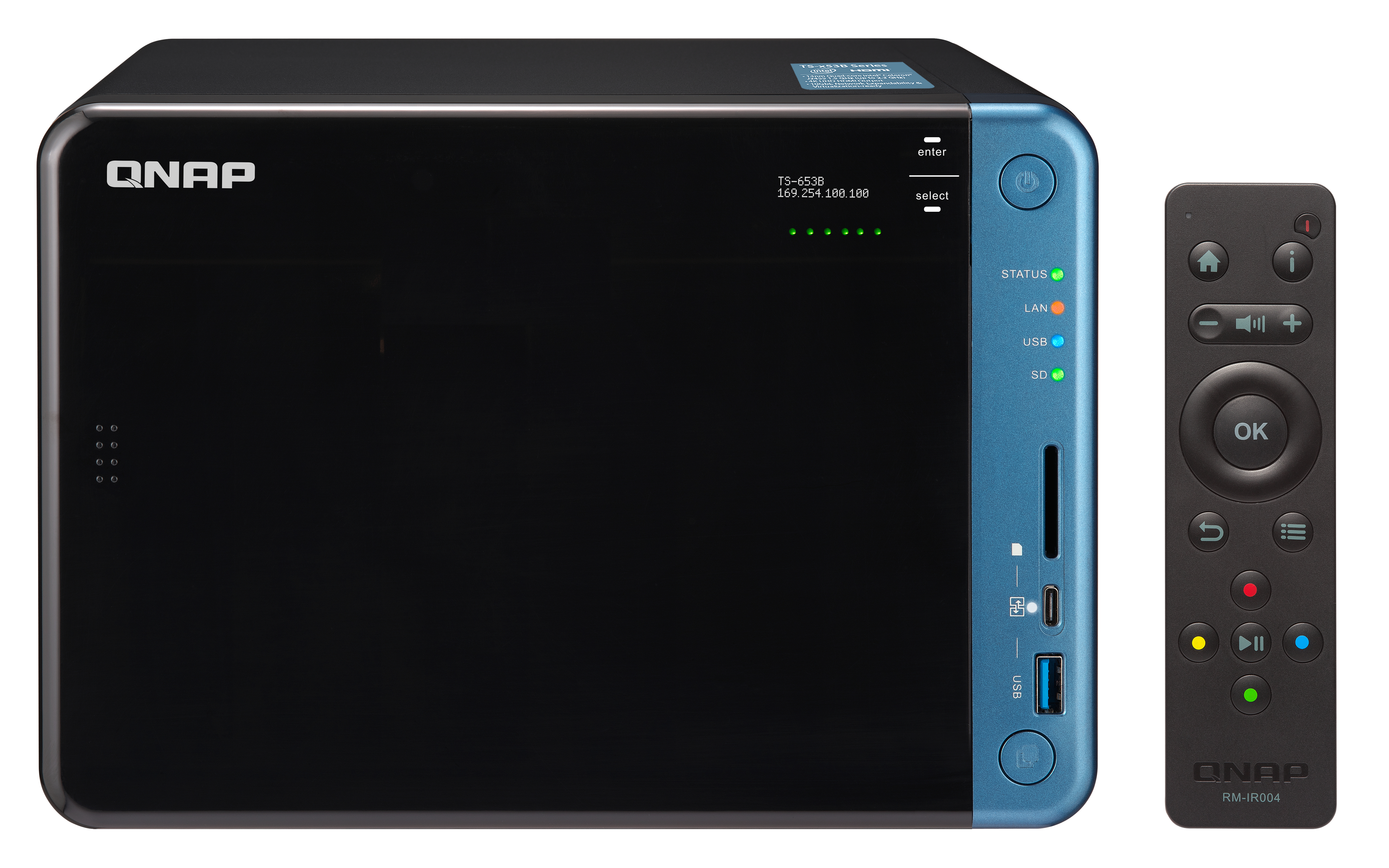 Сетевое хранилище SMB QNAP TS-653B-4G, купить в Краснодаре
