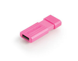 Флеш накопитель 8GB Verbatim PinStripe, USB 2.0, Розовый, купить в Краснодаре