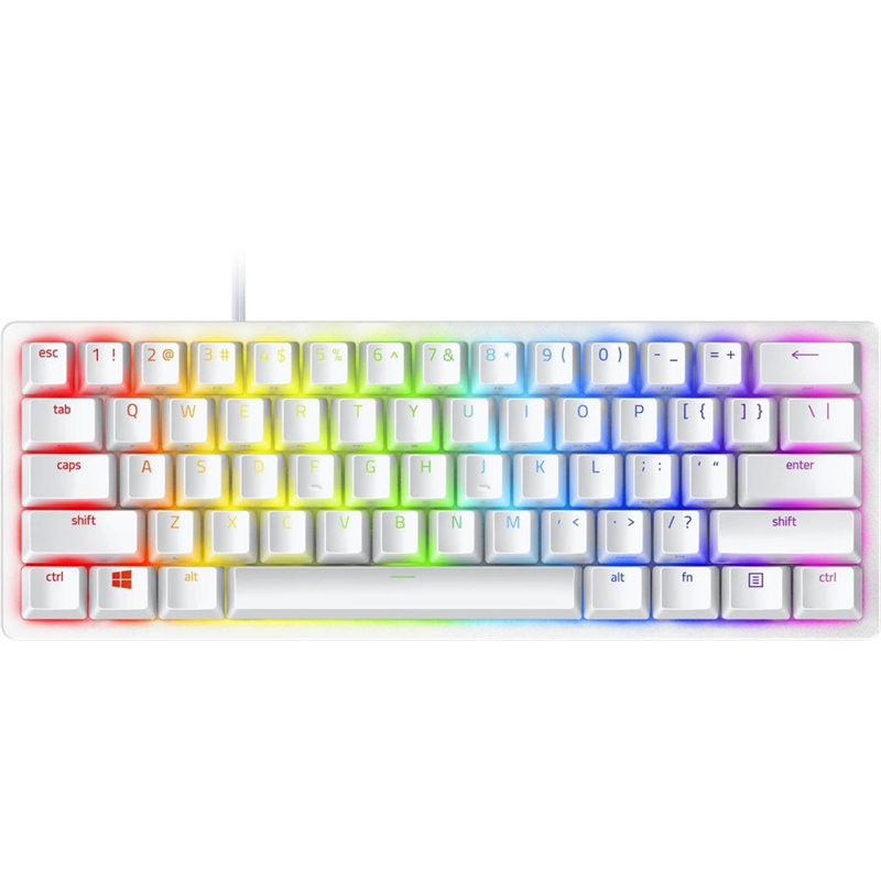 Клавиатура Razer Huntsman Mini - Mercury Ed. (Red Switch) - Russian Layout Razer Huntsman Mini