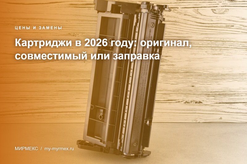 Картриджи в 2026 году: оригинал, совместимый или заправка