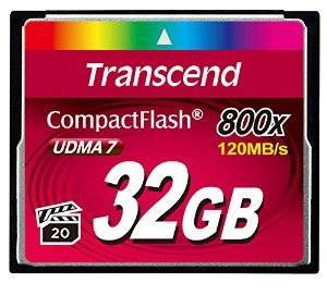 Флеш карта CF 32GB Transcend, 800X, купить в Краснодаре