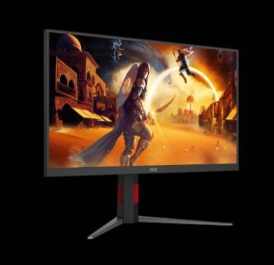 МОНИТОР 27" AOC Q27G4S Black-Red с поворотом экрана (IPS, 2560x1440, 300Hz, 0.3 ms, 178°/178°, 450 cd/m, 1500:1,+2xHDMI), купить в Краснодаре