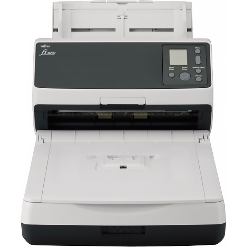 Ricoh(PFU) fi-8270 Документ сканер А4, двухсторонний, 70 стр/мин, автопод. 100 листов, cо встроенным планшетом, USB 3.2, Gigabit Ethernet Fujitsu fi-8270 (PA03810-B551)