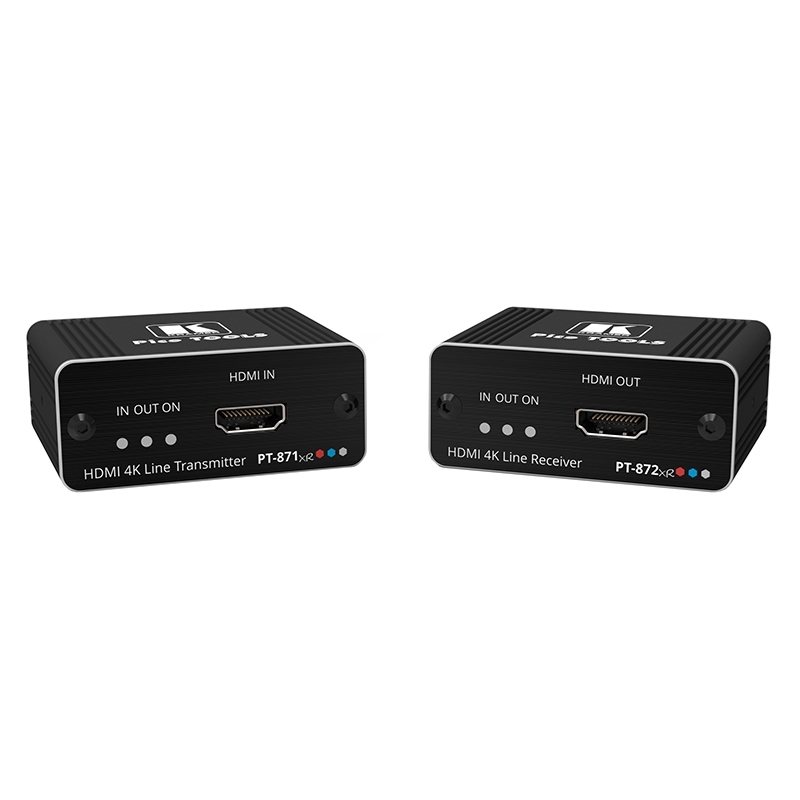 Комплект из передатчика и приемника HDMI по витой паре DGKat 2.0; поддержка 4К60 4:4:4 [50-80389390] Kramer PT-871/2XR-KIT