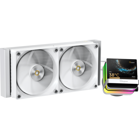 Система жидкостного охлаждения Ocypus Sigma-L24-WH2ANWL00P-GL White, купить в Краснодаре