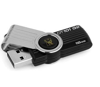 Флешка 16GB Kingston DataTraveler 101 G2 USB 2.0 Черный