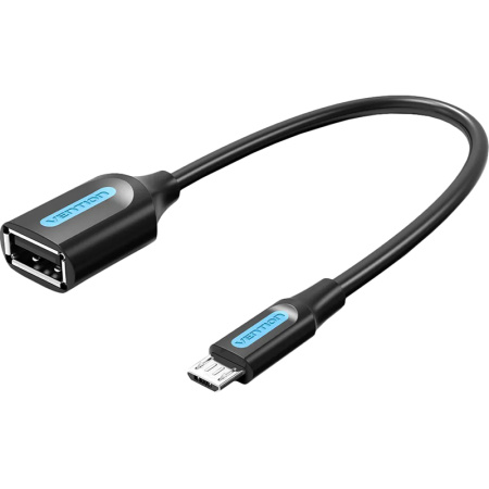Адаптер переходник Vention OTG USB 2.0 AF Адаптер-переходник Vention OTG USB 2.0 AF/micro B (CCUBB), купить в Краснодаре