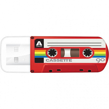 Флеш накопитель 32GB Verbatim Mini Casette Edition, USB 2.0, Red