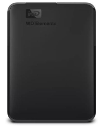 Внешний жесткий диск 1TB Western Digital WDBMTM0010BBK-EEUE Elements Portable, 2.5", USB 3.2 Gen 1, Черный, купить в Краснодаре