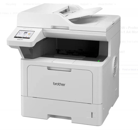 МФУ Brother DCP-L5510DW A4/чб/ 48стр/512Мб/ PCL/ дуплекс/ ADF50/ Ethernet/ Wi-Fi / DCPL5510DW, купить в Краснодаре