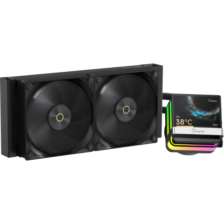 Система жидкостного охлаждения Ocypus Sigma-L24-BK2ANWL00P-GL Black, купить в Краснодаре