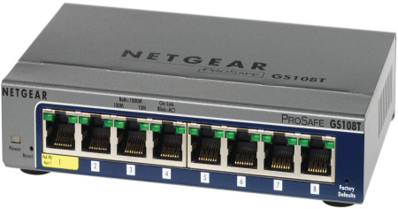 Коммутатор Netgear GS108T-200GES, купить в Краснодаре