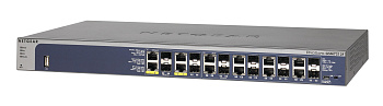 Управляемый гигабитный коммутатор 2-го уровня с консольным портом на 12SFP(Combo) портов (их них 4 PoE+ порта) со статической маршрутизацией и MVR, Po