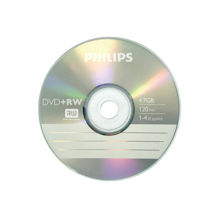 Диск DVD+RW Philips 4.7 Gb, 4x, Конверт, купить в Краснодаре