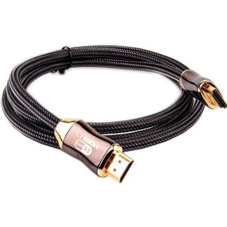 Кабель HDMI 19M/M,ver. 2.1, 8K@60 Hz 1m метал разъемы, нейлоновая оплетка Telecom <TCG300-1M>, купить в Краснодаре