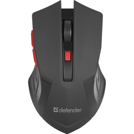 Defender Беспроводная оптическая мышь Accura MM-275 красный,6 кнопок, 800-1600 dpi Defender Accura MM-275 Red, купить в Краснодаре