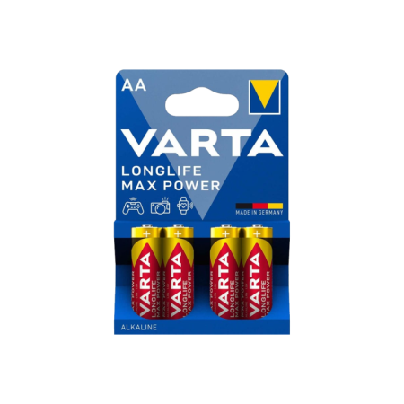 Батарейка AA Varta LONGLIFE MAX POWER (MAX TECH) LR6 AA BL4 Alkaline 1.5V, купить в Краснодаре