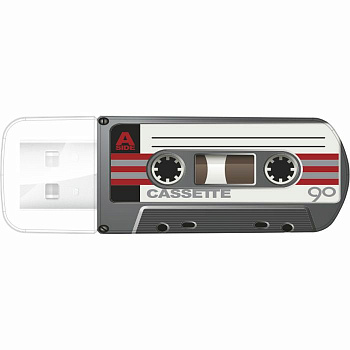 Флеш накопитель 32GB Verbatim Mini Casette Edition, USB 2.0, Black