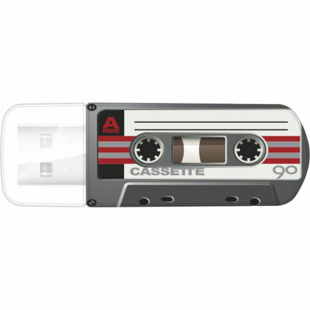 Флеш накопитель 32GB Verbatim Mini Casette Edition, USB 2.0, Black, купить в Краснодаре
