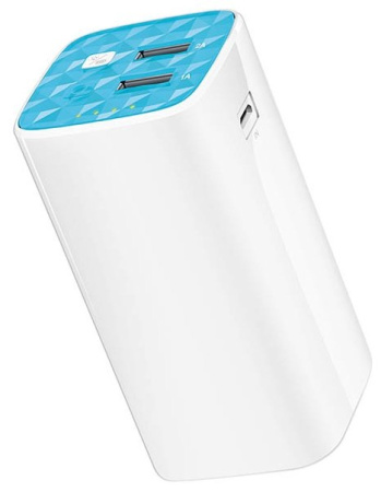 Портативное зарядное устройство 10400mAh Power Bank, 2 USB ports(5V/1A, 5V/2A), 1 Micro USB port, Built-in flashlight, with Micro USB Cable, купить в Краснодаре