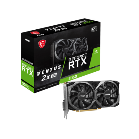 Видеокарта MSI GeForce RTX 3050 VENTUS 2X XS 8G OC, купить в Краснодаре