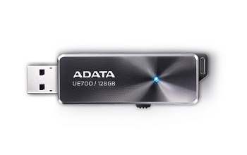 Флешка 128GB ADATA DashDrive Elite UE700 USB 3.0 Черный металлич.