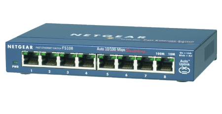 Коммутатор Netgear FS108-300PES, купить в Краснодаре