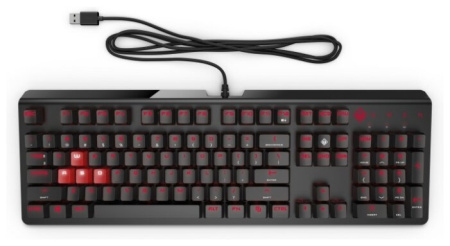 Клавиатура HP OMEN 1100 1MY13AA Black-Red USB, купить в Краснодаре