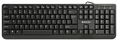 Клавиатура Defender OfficeMate HM-710 RU,черный,полноразмерная USB