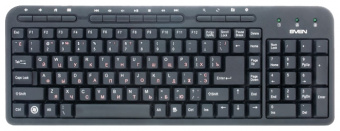 Клавиатура SVEN Standard 309M USB чёрная, купить в Краснодаре