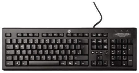 HP Classic Wired Keyboard Rus/Eng, купить в Краснодаре