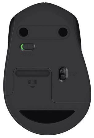 Мышь беспроводная Logitech M330 SILENT PLUS BLACK, купить в Краснодаре