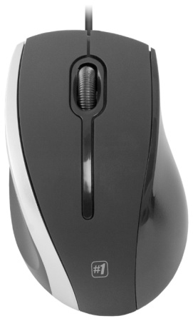 Мышь Defender MM-340 черный+серый,3 кнопки,1000 dpi, купить в Краснодаре
