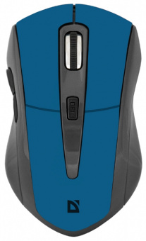 Мышь беспроводная Defender Accura MM-965 голубой,6кнопок,800-1600dpi, купить в Краснодаре