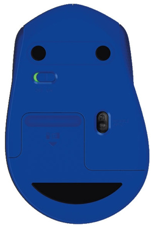 Мышь беспроводная Logitech M330 SILENT PLUS BLUE, купить в Краснодаре