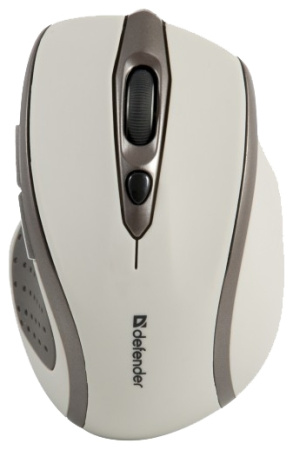 Мышь беспроводная Defender Safari MM-675 бежевый,6кнопок,800-1600dpi USB, купить в Краснодаре