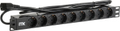 PDU 9 розеток DIN49440 (нем. станд.) 1U, шнур 2м вилка IEC 320 C14, профиль из ПВХ, черный ITK PDU 9 розеток DIN49440 (нем. станд.) 1U, шнур 2м вилка IEC 320 C14, профиль из ПВХ, черный, купить в Краснодаре