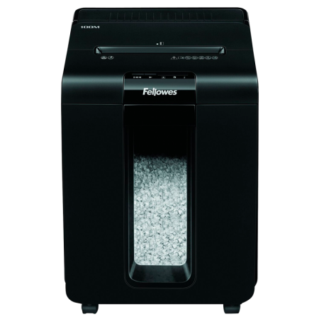 Шредер Fellowes® AutoMax® 100M, минирезка DIN P-4, 4х10 мм, автоподача 100 лст., 23 лтр., автореверc, шт Fellowes AutoMax 100M, купить в Краснодаре
